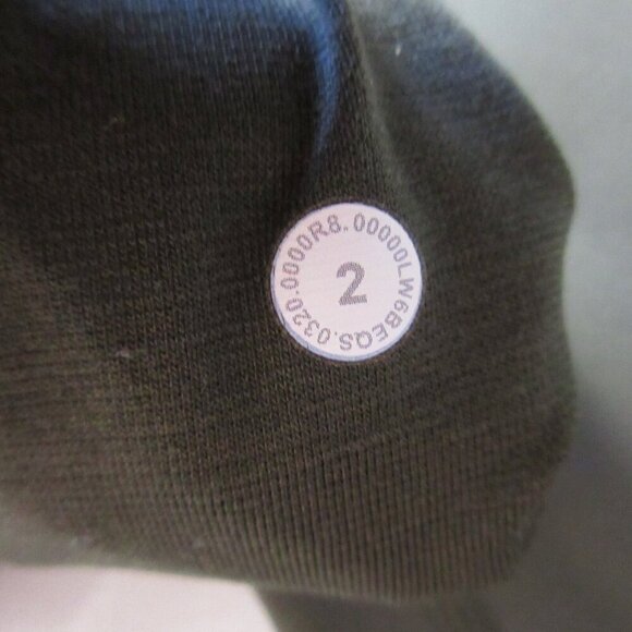 Lululemon Wunder Under Crop Women' Leggings 2 Green High Rise Luxtreme Yoga 130 - Picture 3 of 11